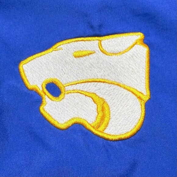 Vintage Reebok Panthers V Neck Pullover Men’s Blue Sz XL FLAW - Picture 4 of 12